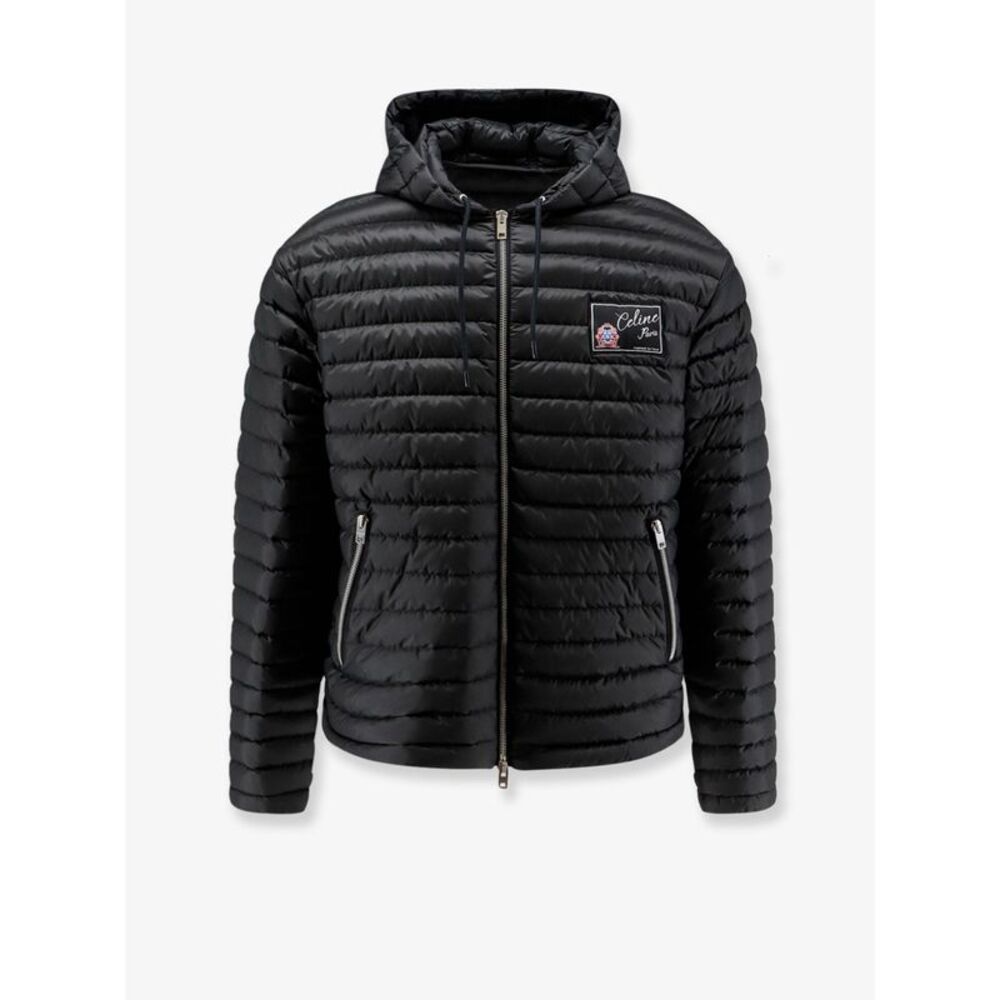 Celine Men Hooded Quilted Down Jacket